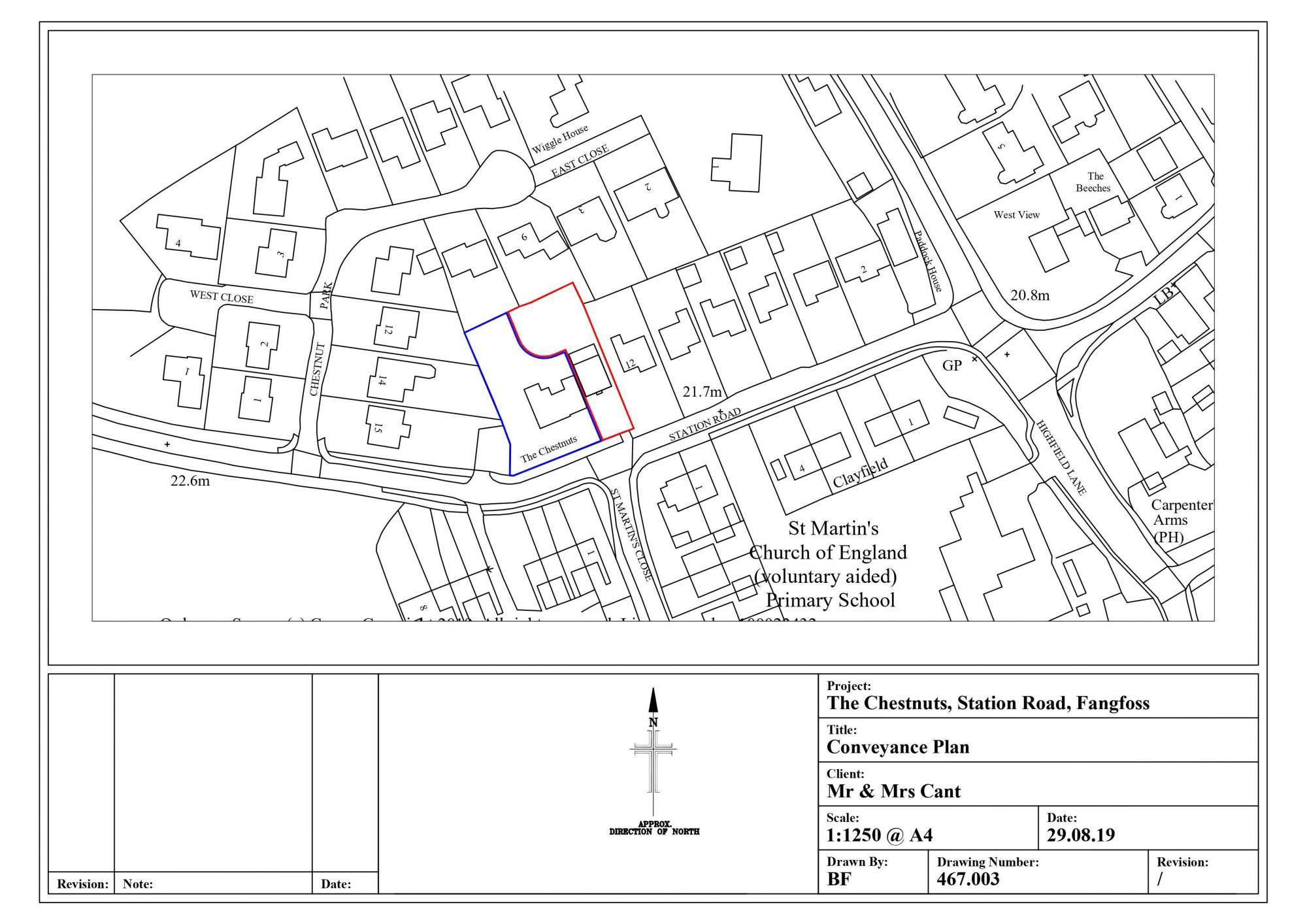 Building Plot Station Road Fangfoss York RM English