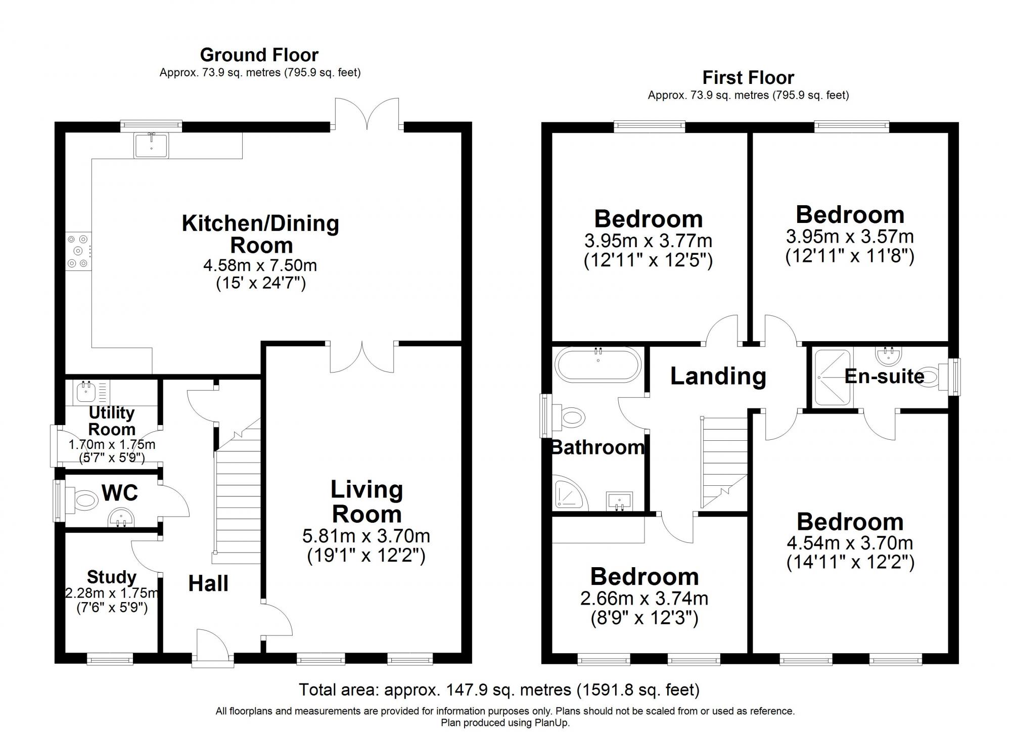 Jefferson House Southmoor Road, Thorganby, York Floorplan