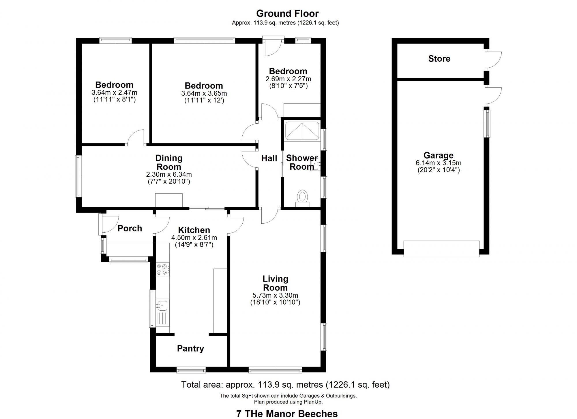 7 The Manor Beeches, Dunnington, York Floorplan