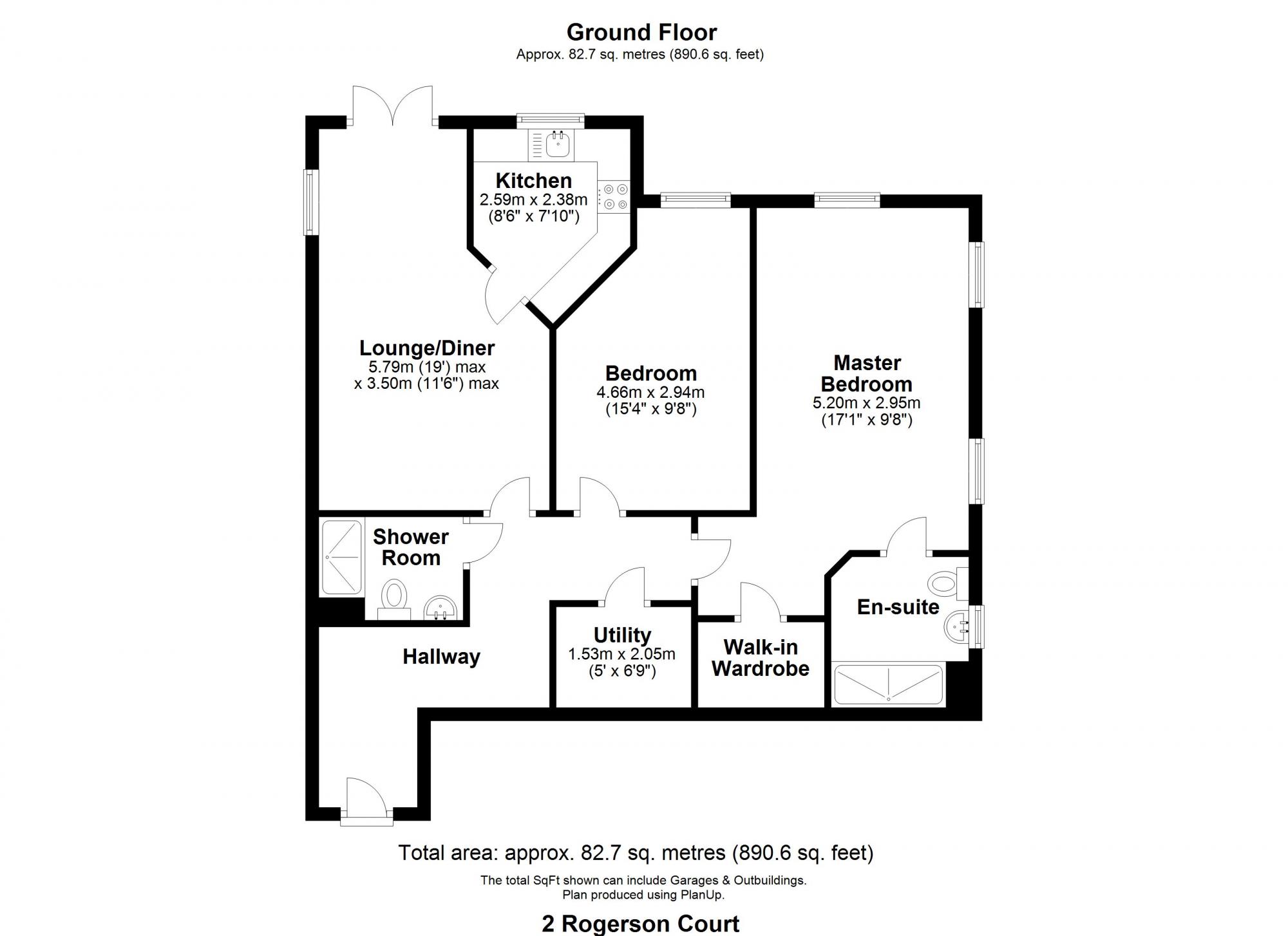 Rogerson Court Apartment 2 Scaife Garth, Pocklington, York Floorplan