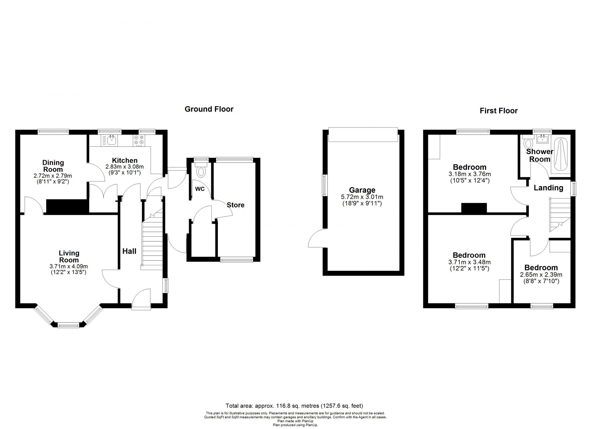 44 Westfield Road, Market Weighton, York Floorplan
