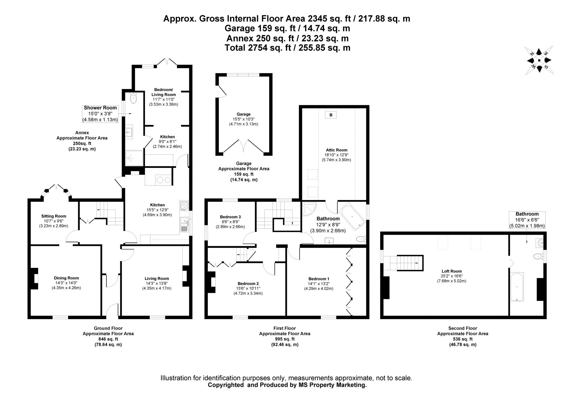 Oak House Farm Main Street, Bolton, York Floorplan