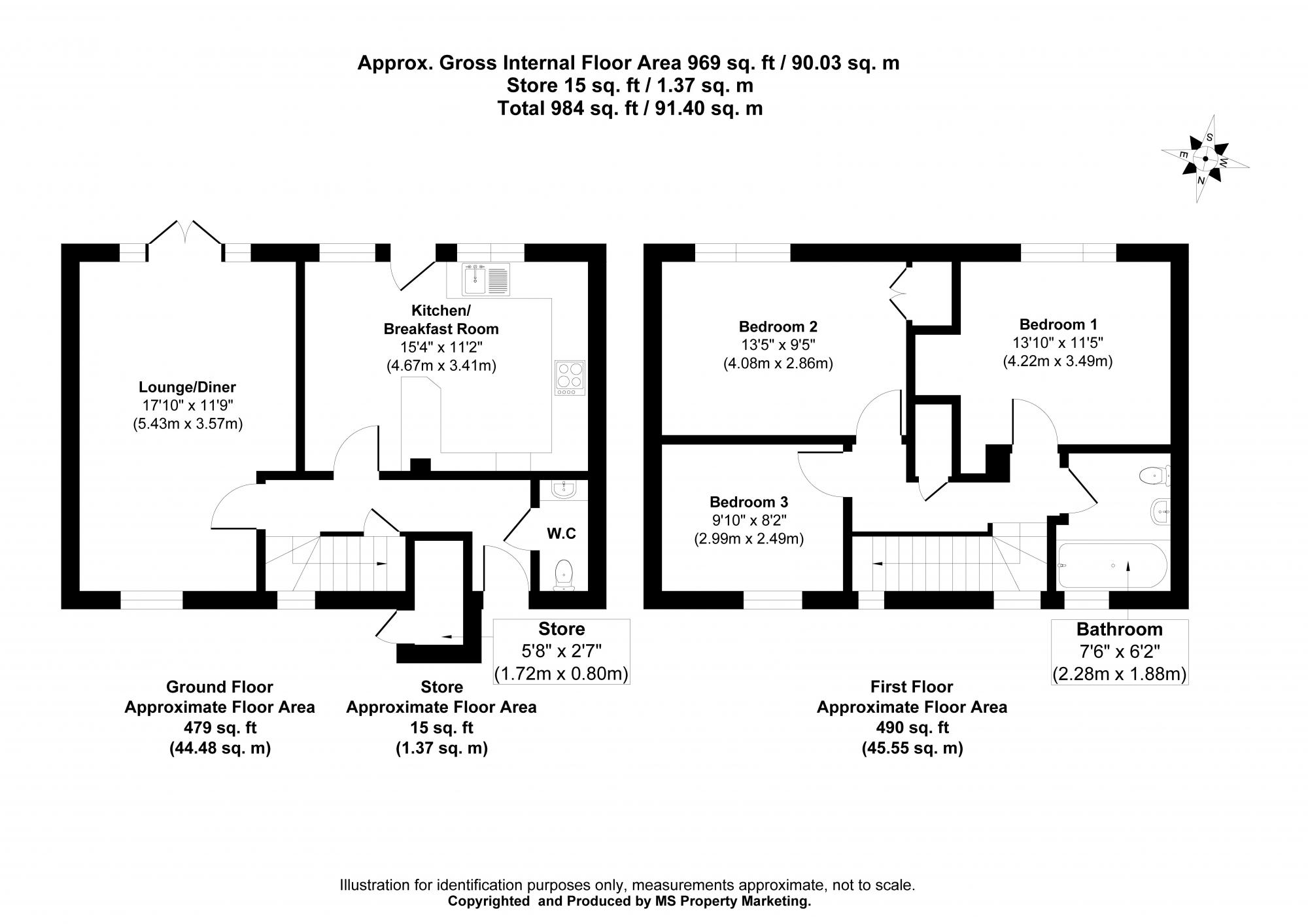 2 Hart Hill Crescent, Full Sutton, York Floorplan