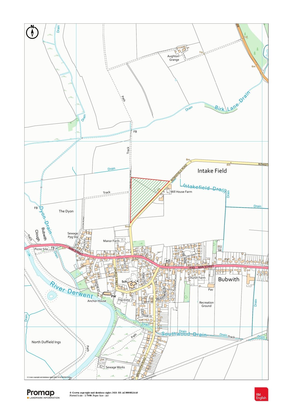 6.17 acres Land adjoining Intake Field Road, Bubwith , Bubwith