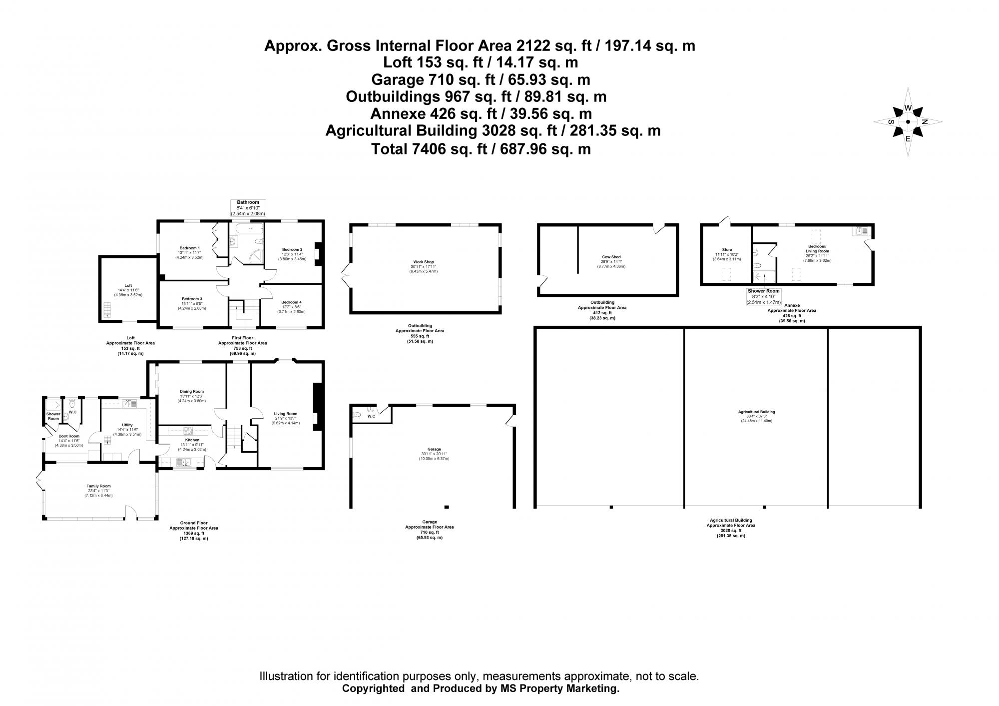 Poplar Farm Main Street, Harlthorpe, Selby Floorplan