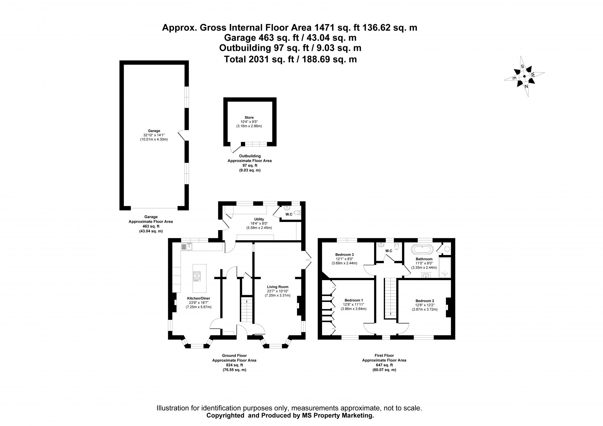 39 Selby Road, Holme-on-spalding-Moor, York Floorplan