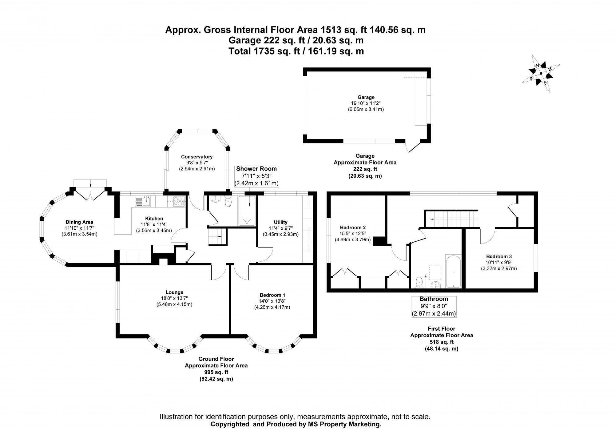 2 Algarth Rise, Pocklington, York Floorplan
