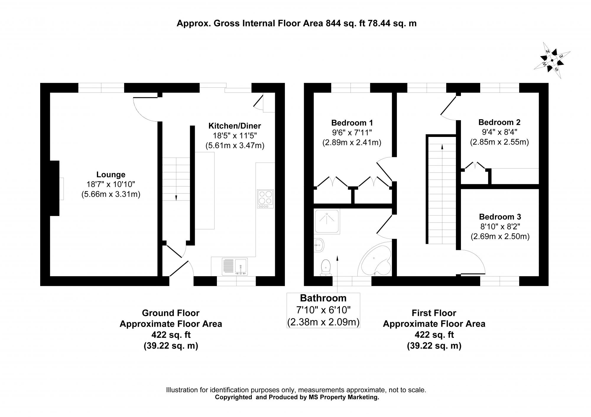 16 Cherry Orchard Mews, Pocklington, York Floorplan