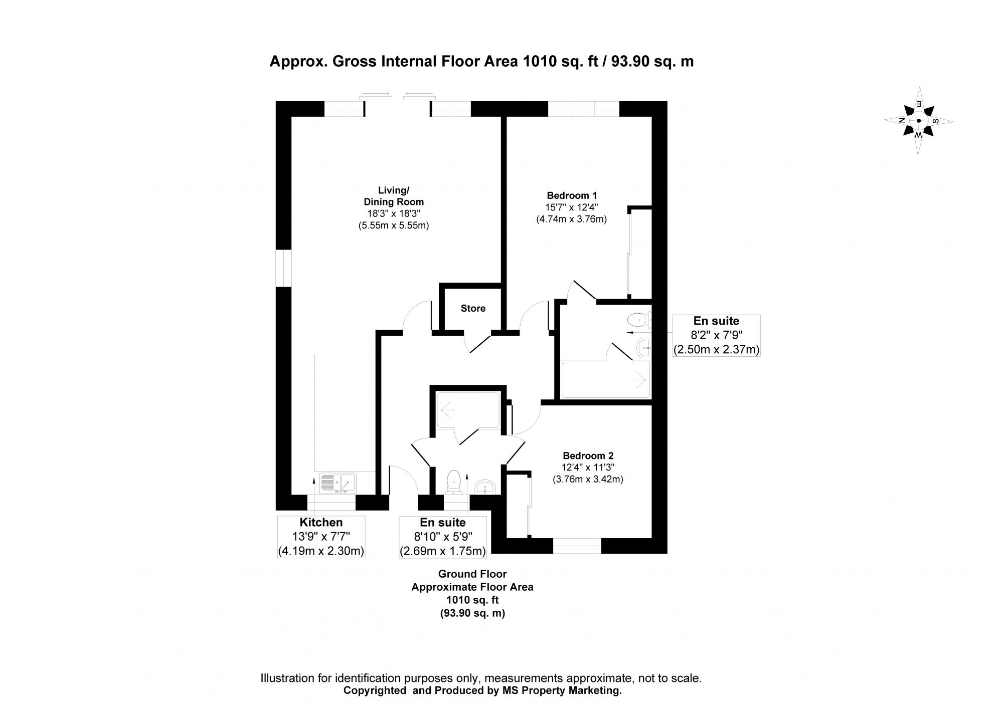 35 Lavender Fields  Lavender Fields Care Village , Feoffee Common Lane, Barmby Moor  Floorplan