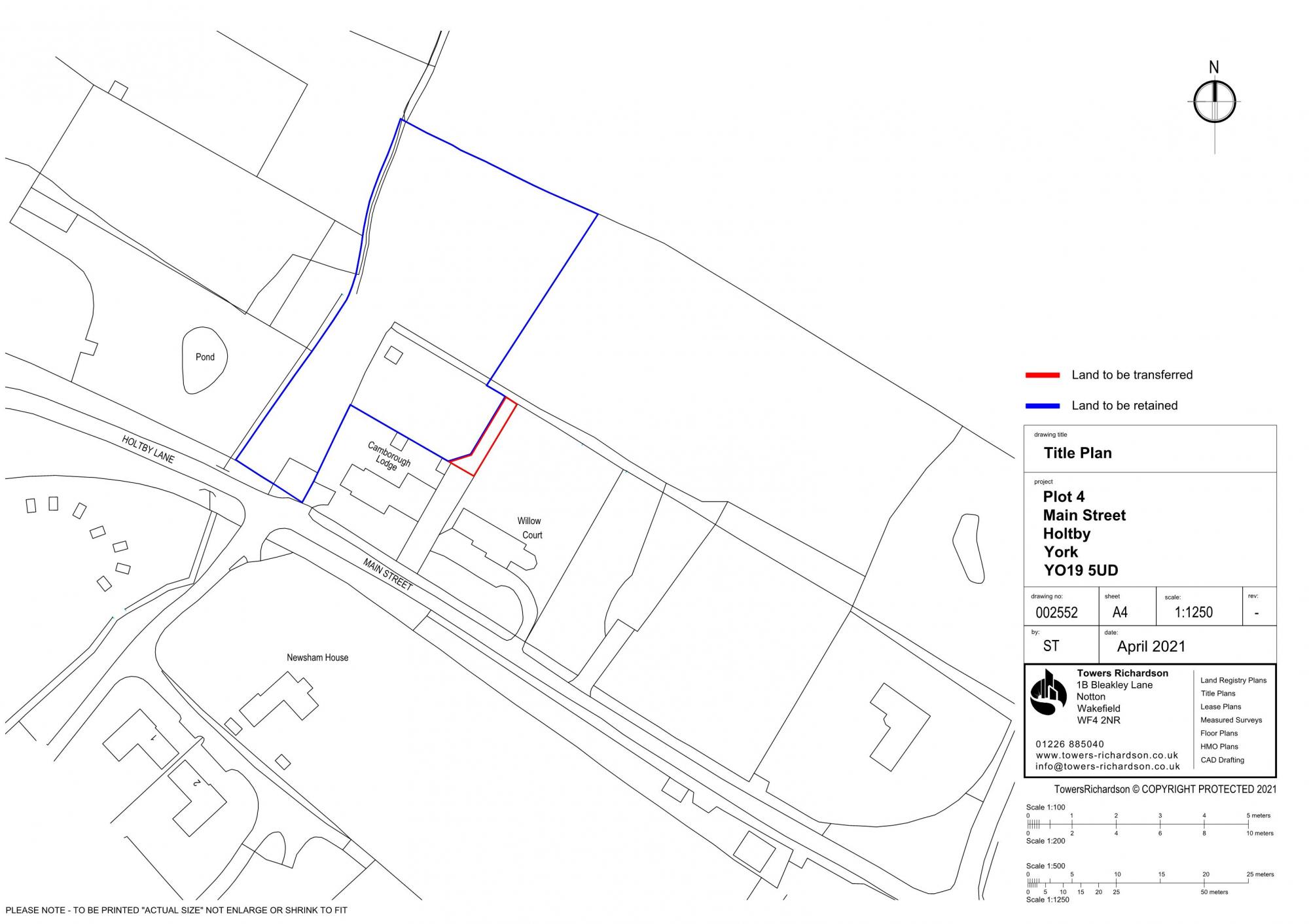 Plot 4 Main Street, Holtby, York