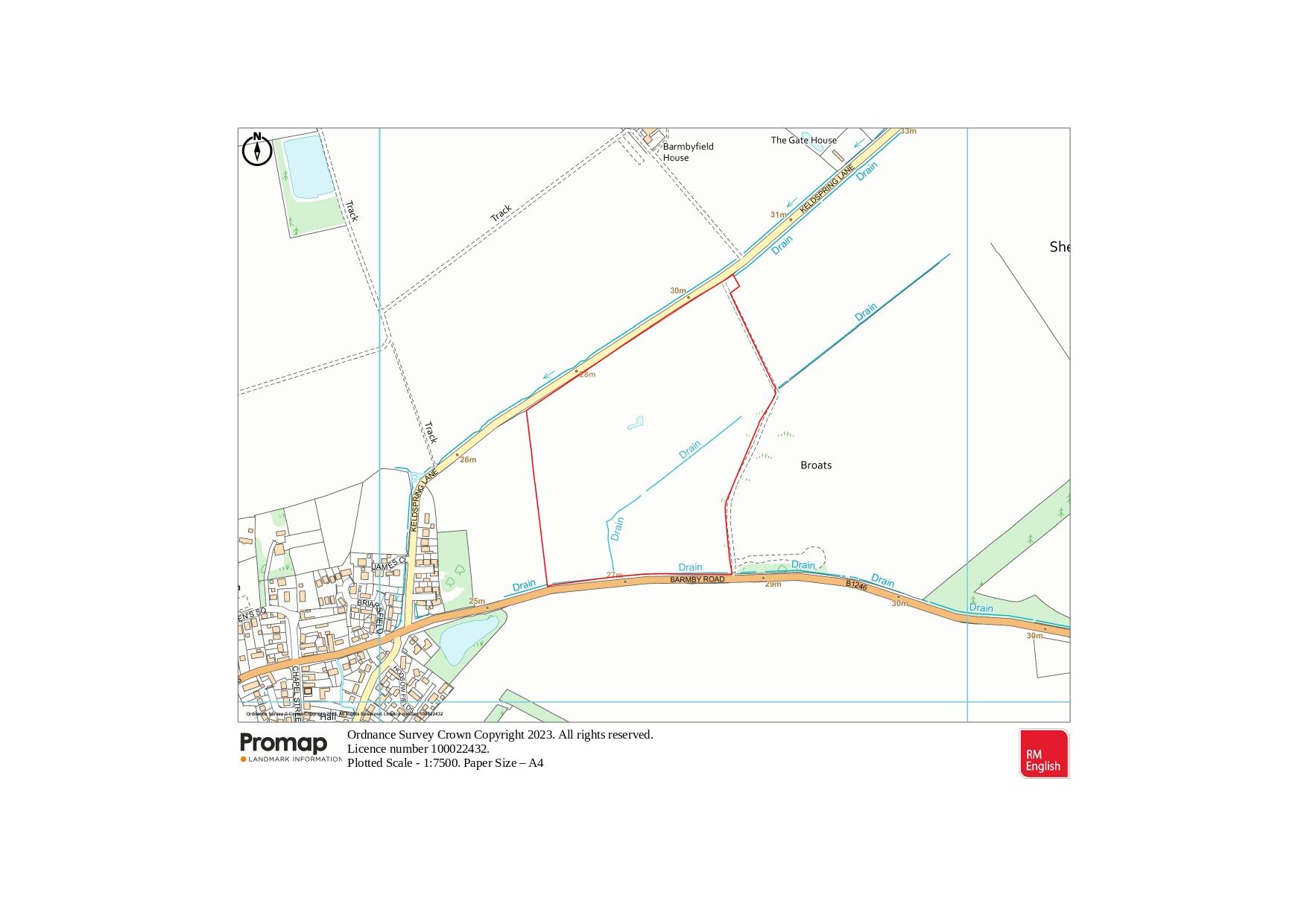 Land on Barmby Road Barmby Road, Pocklington 