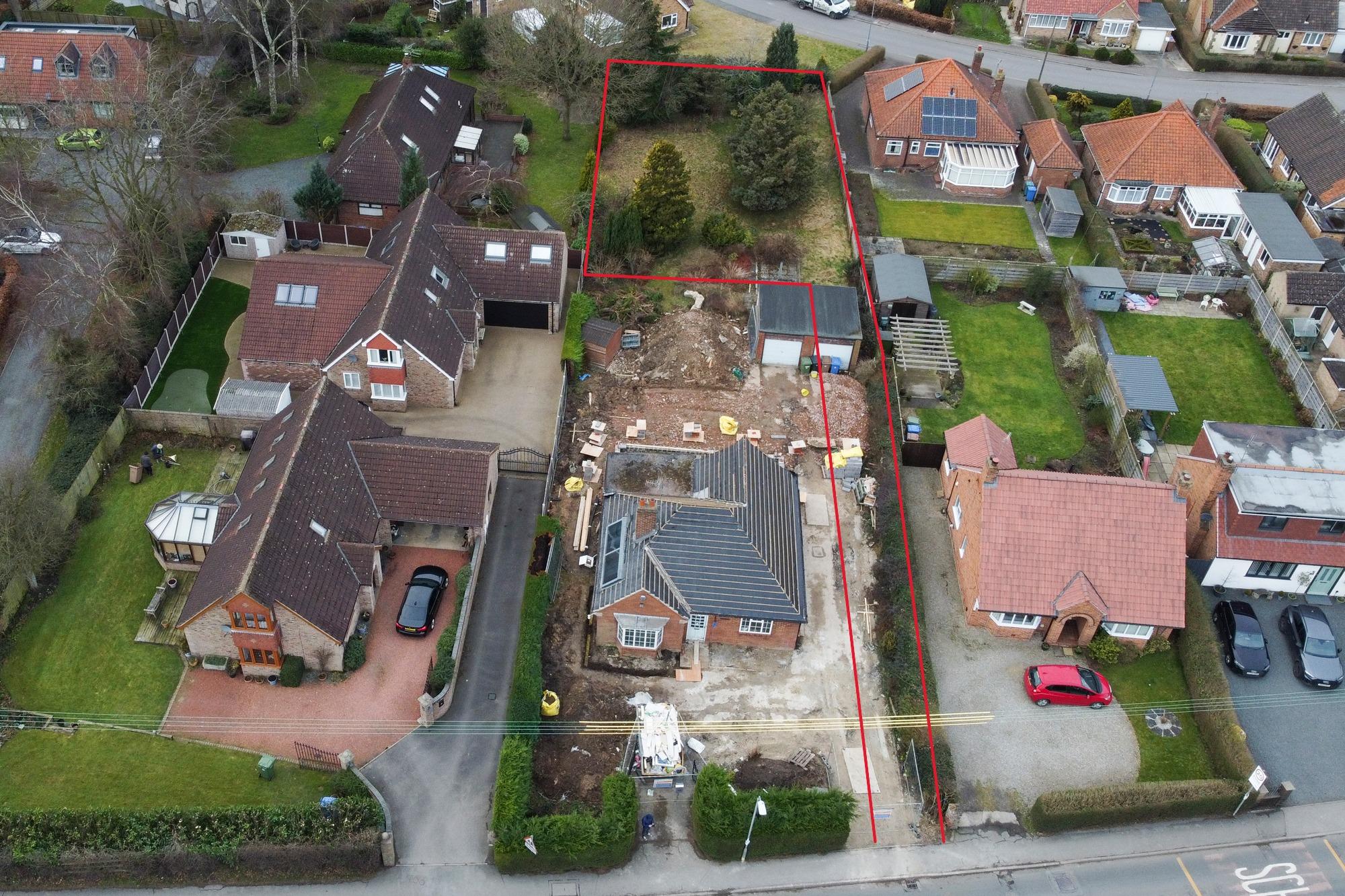 Building plot at 18 Church Road, Stamford Bridge, York