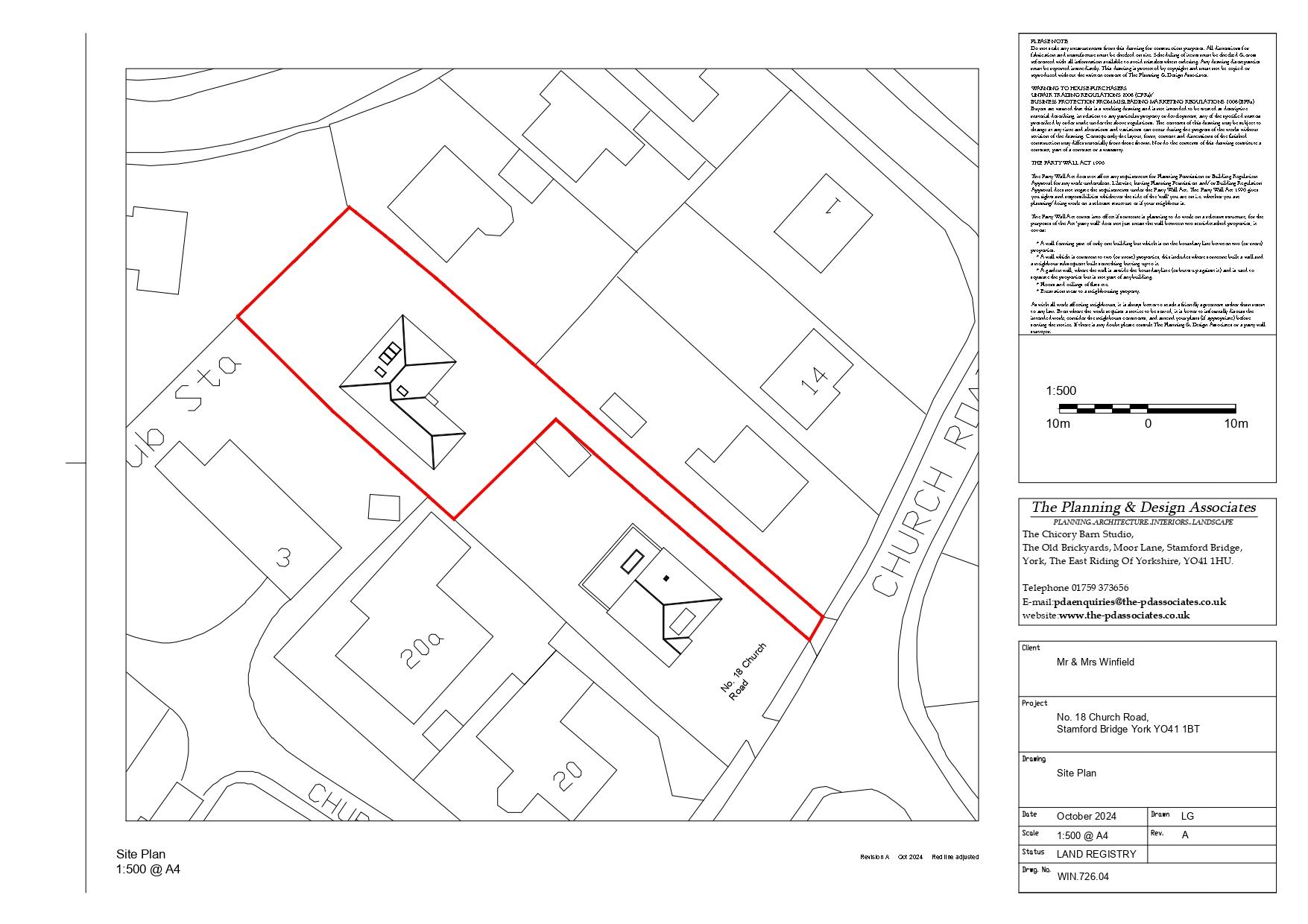 Building plot at 18 Church Road, Stamford Bridge, York