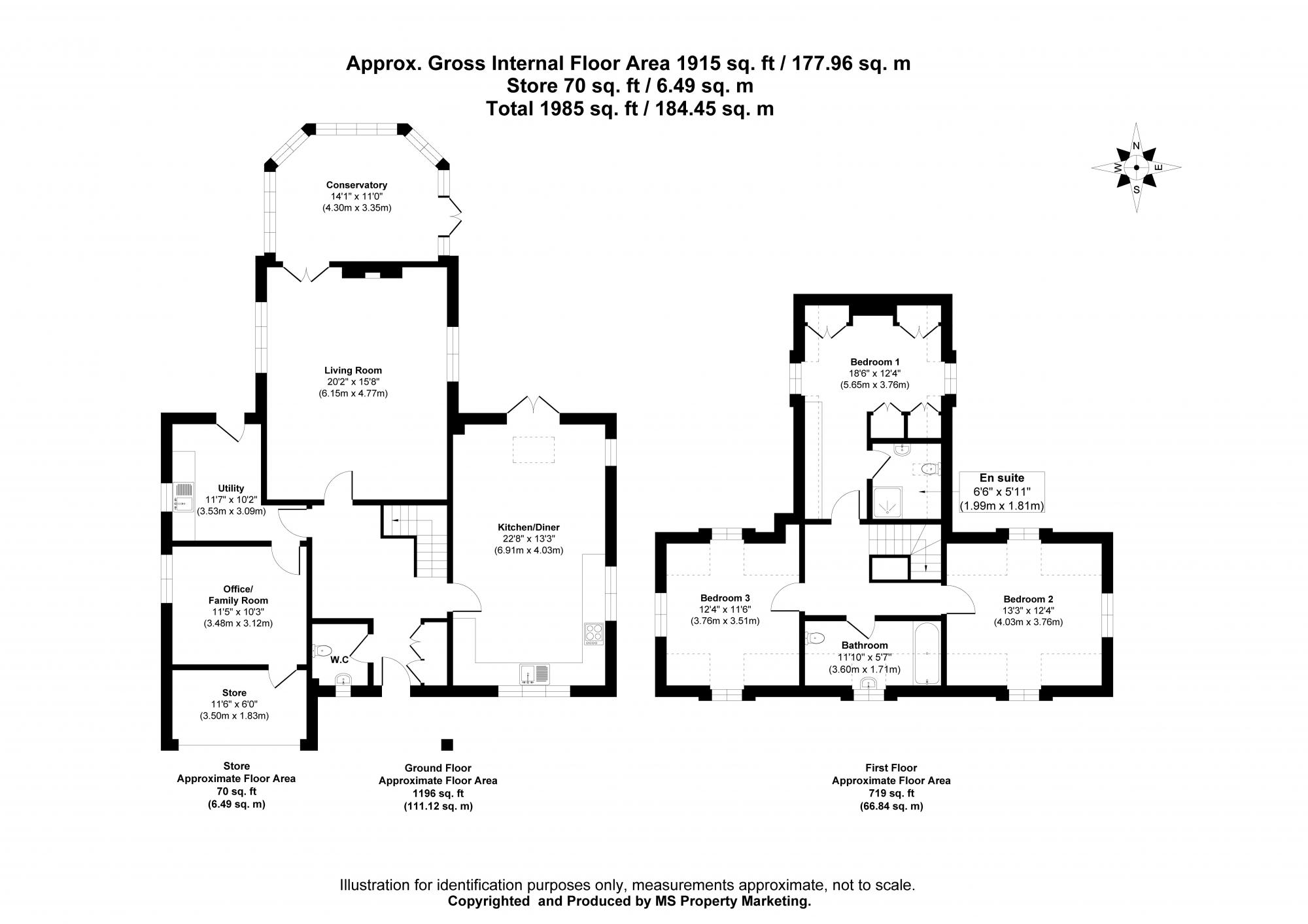 Ivy House Main Street, Wressle, Selby Floorplan