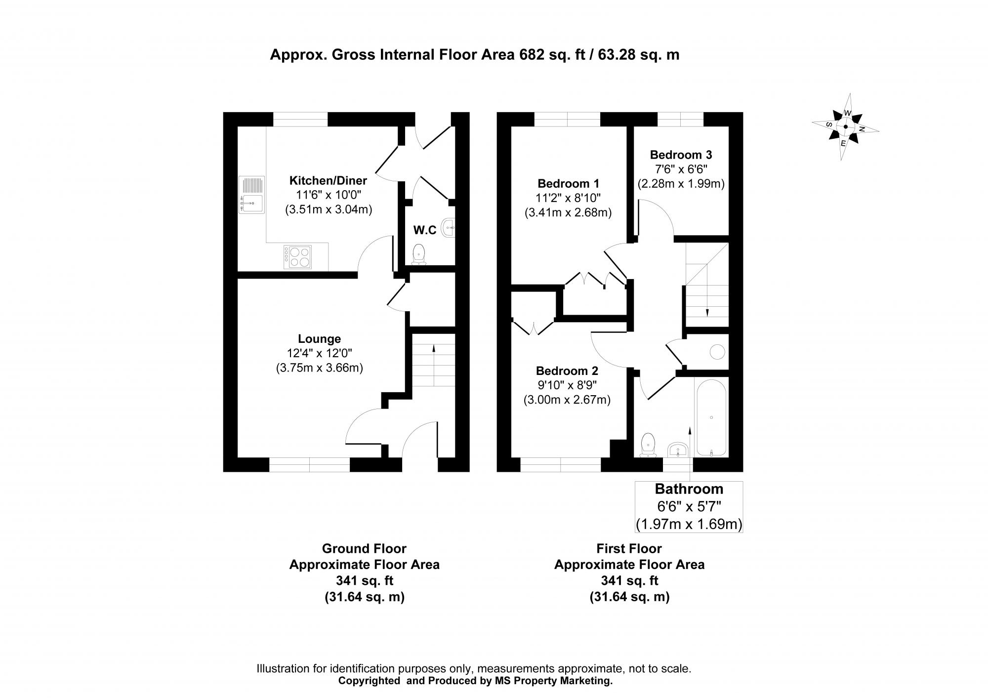 2 Gill Close, Market Weighton, York Floorplan