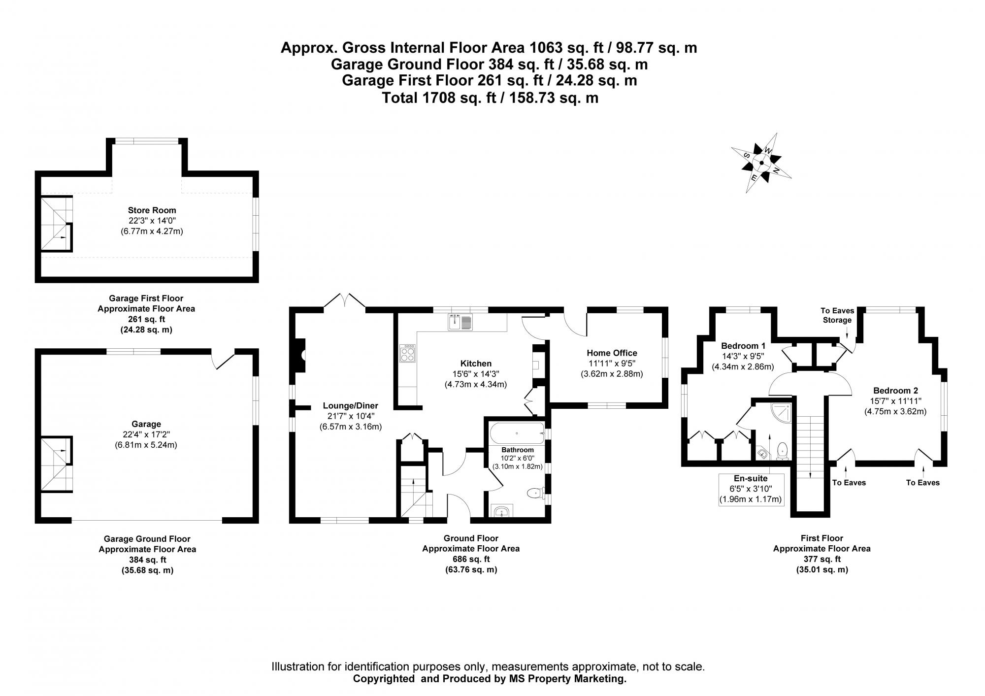 Gravel Pit Cottage Main Street, Sutton On Derwent, York Floorplan