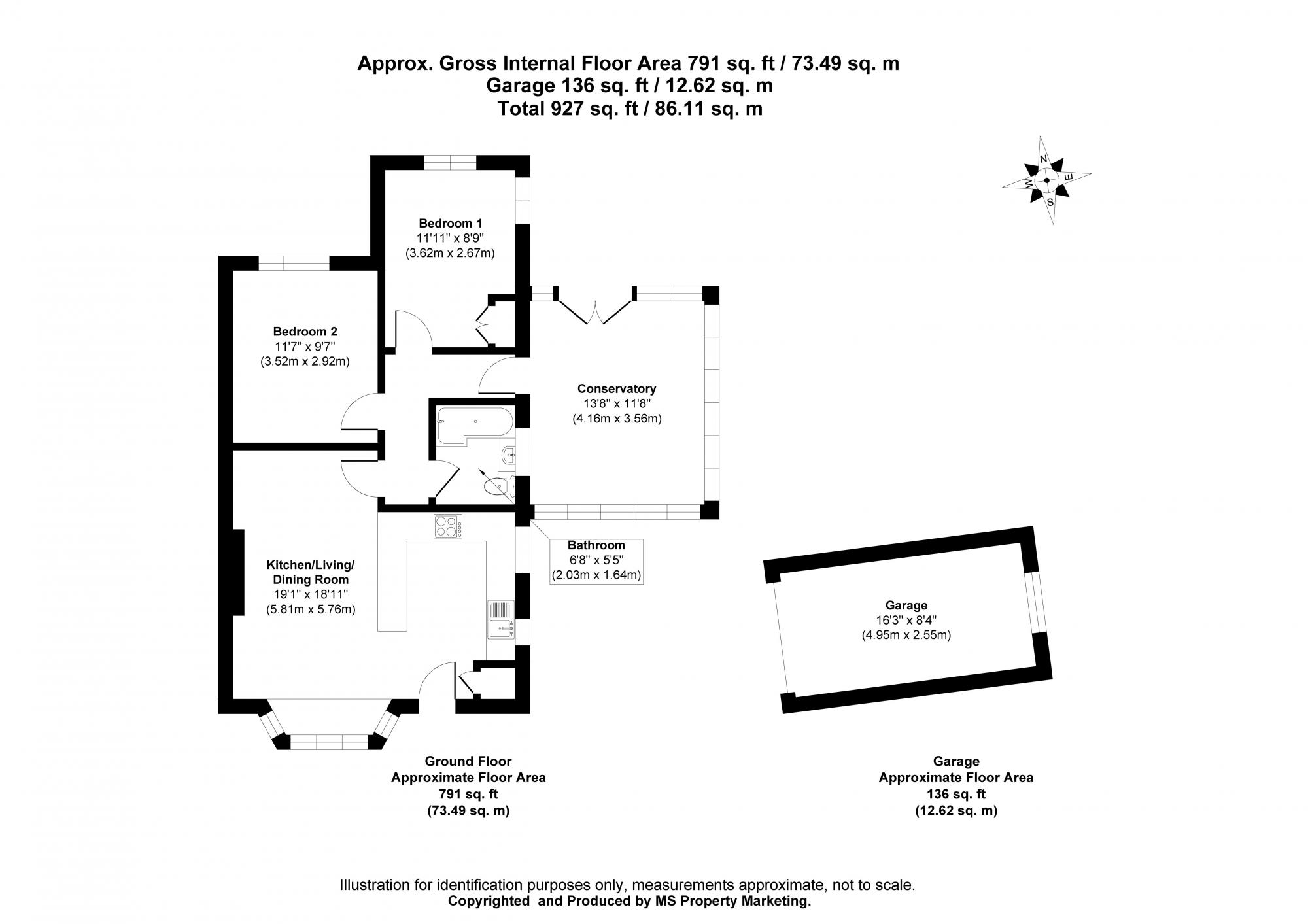 21 Wheatlands Close, Pocklington, York Floorplan