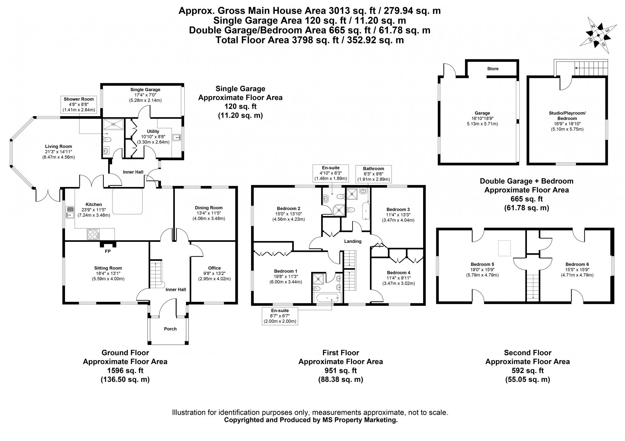 Ash House Village Farm Court, Newton On Derwent, York Floorplan