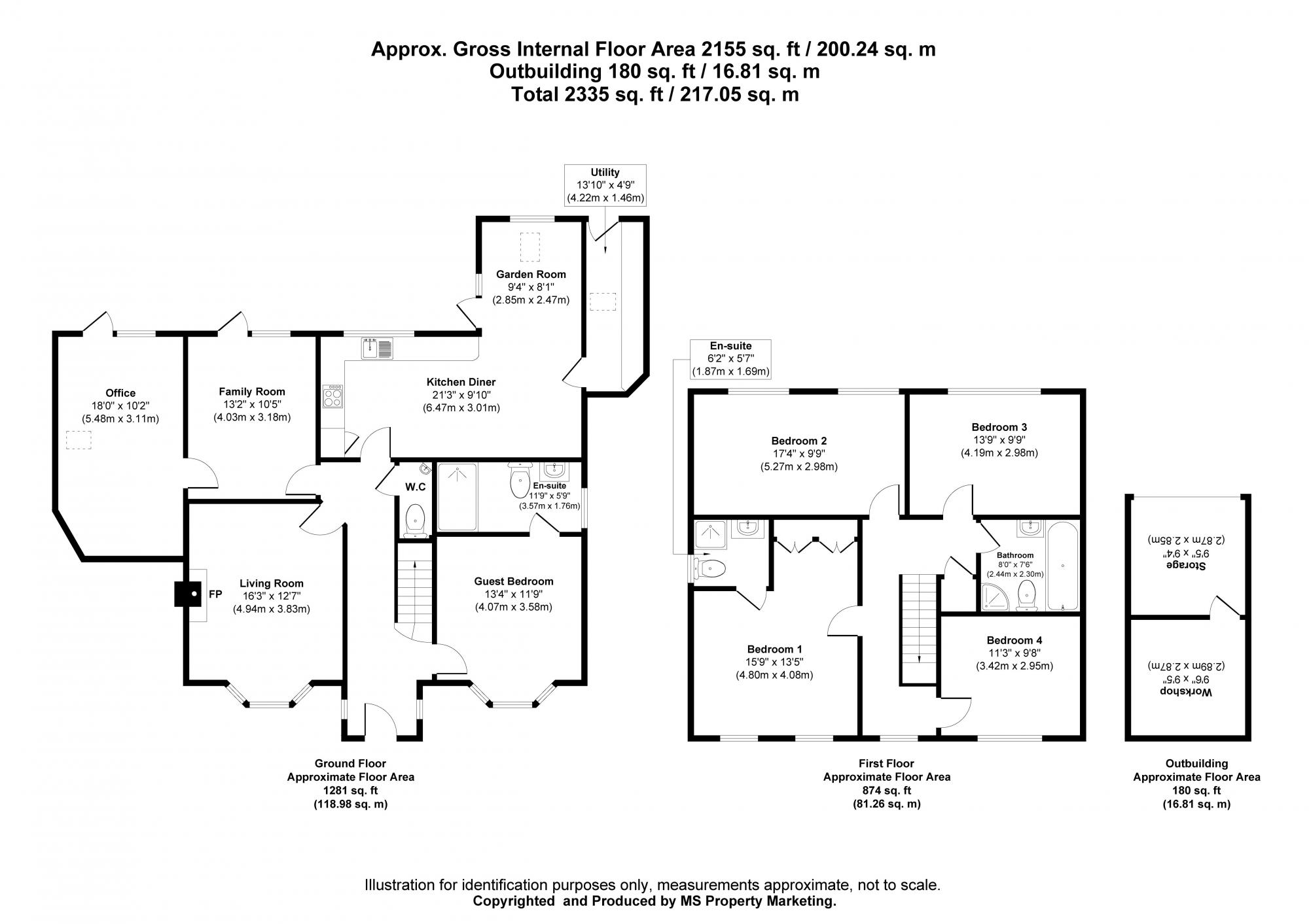 2 Chapel Garth, Holme-on-Spalding-Moor, York Floorplan