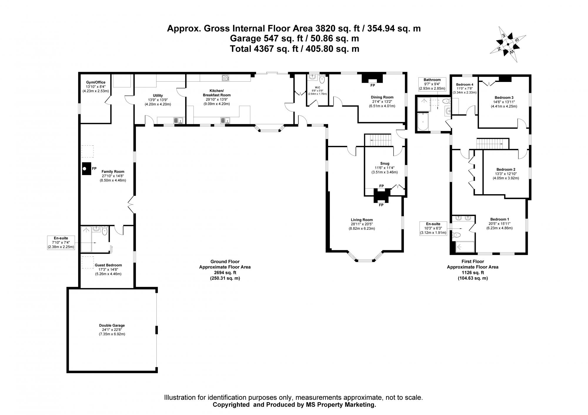 Pasture House Main Street, Melbourne, York Floorplan