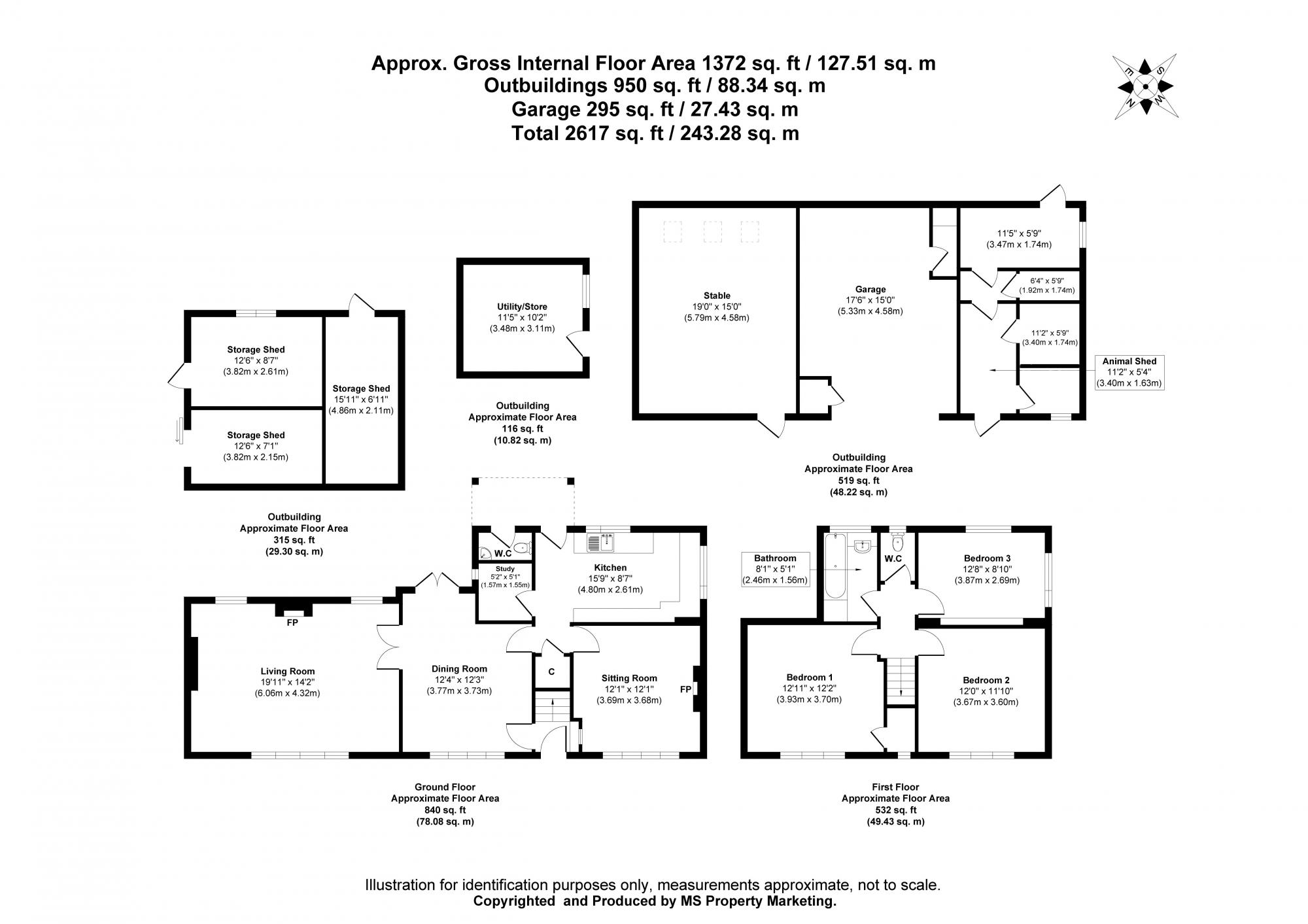 Pond Farm Howden Road, Holme-on-Spalding-Moor, York Floorplan