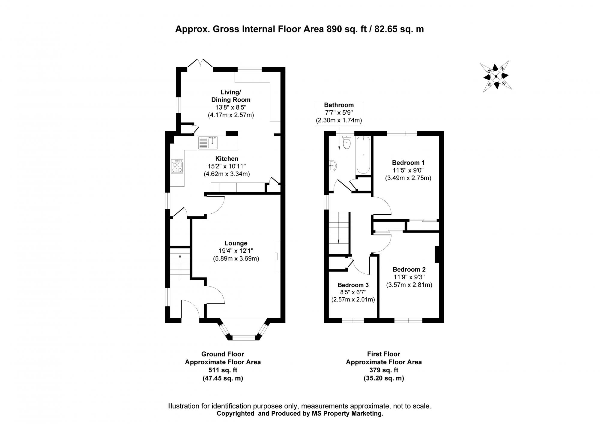 5 Springfield Road, Pocklington, York Floorplan